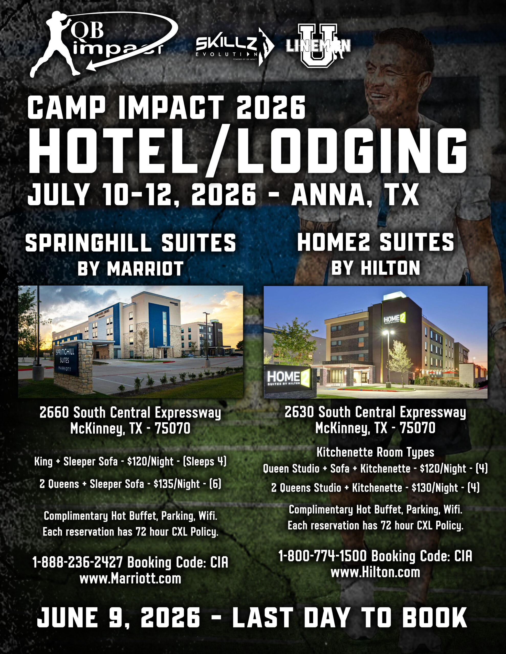 Camp Impact 2026 Hotels